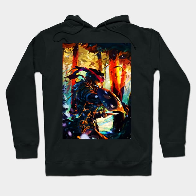 snow walk Hoodie by hustlart